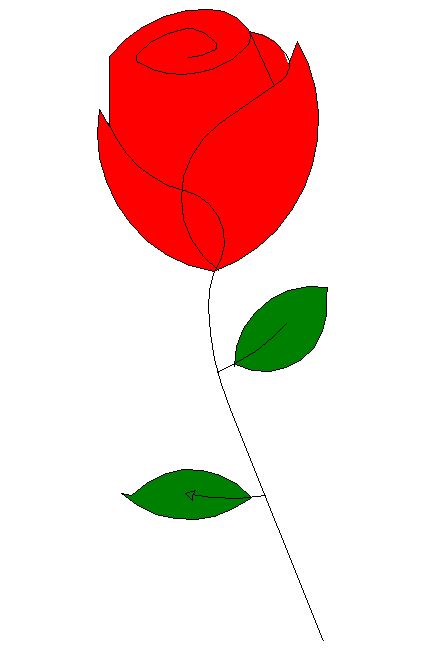 用python画一朵玫瑰花