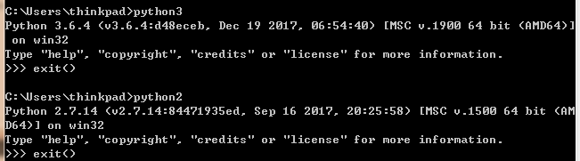 Window环境下安装Python2和Python3　　第9张