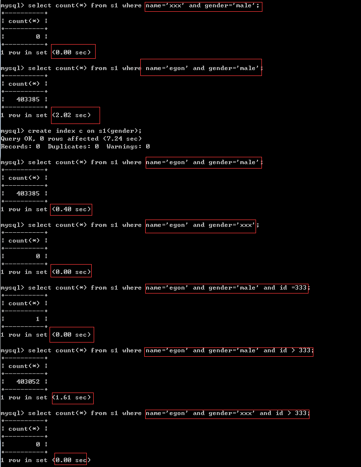 MySQL_索引原理「终于解决」