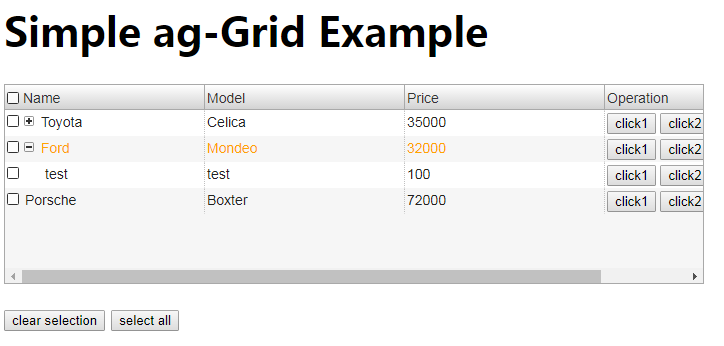 ag-grid 学习