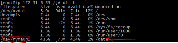 Linux的硬盘使用情况、挂载、SSD挂载（查看df -h不能看到的卷）第3张