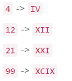 lintcode 418整数转罗马数字