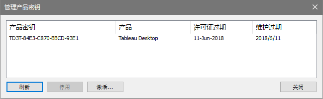 Tableau Desktop 10.4.2 的安装和激活