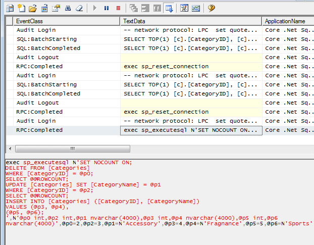 Entity Framework Core Insert, Update, Delete Batching Query