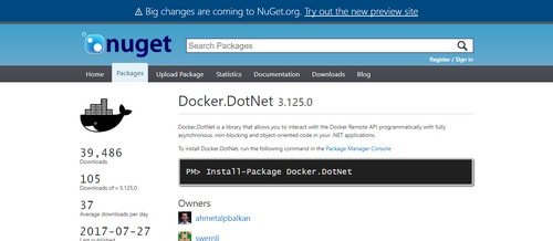 DockerDotNet