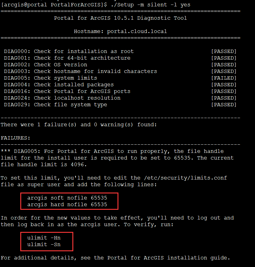 ArcGIS Enterprise 10.5.1 静默安装部署记录（Centos 7.2 minimal）- 3、安装Portal for ArcGIS第4张