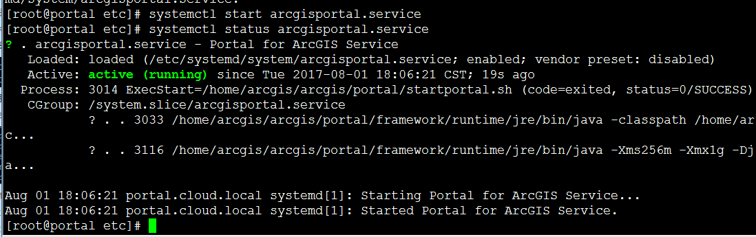 ArcGIS Enterprise 10.5.1 静默安装部署记录（Centos 7.2 minimal）- 3、安装Portal for ArcGIS第12张