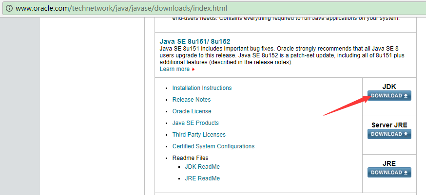 java se development kit 8u151