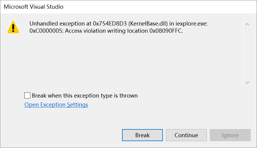Access violation writing. Ошибка unhandled exception caught. Ieframe.dll/dnserrordiagoff.htm. Unhandled exception crash dialog. *** Panic ***: MSVC C CRT Report runtime Error ! Runtime Error ! (From 8fb287f9): (0) : Run-time check failure.