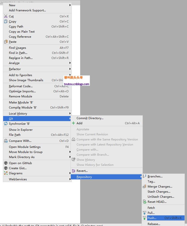 IntelliJ IDEA上操作GitHub