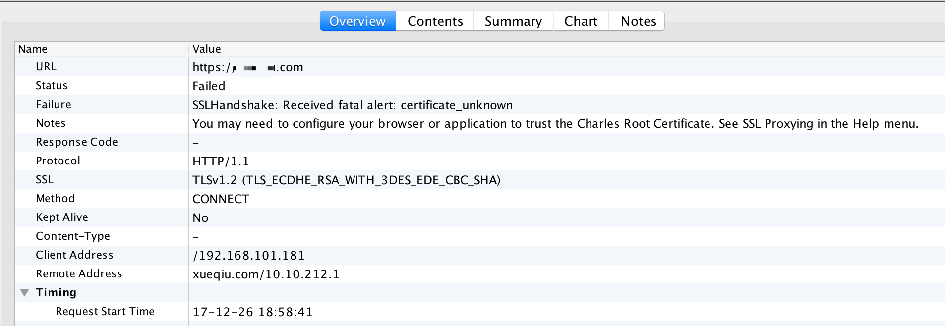 [Charles]SSLHandshake: Received fatal alert: certificate_unknown第1张