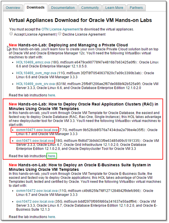 如何利用Oracle VM Templates 在几分钟内部署Oracle Real Application Clusters (RAC)第1张