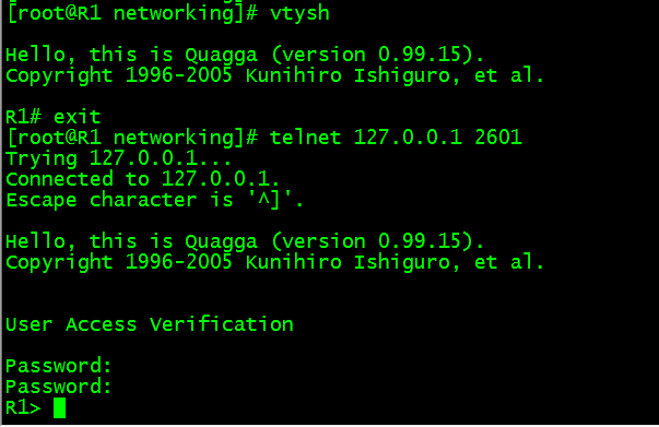 Debian quagga ospf настройка