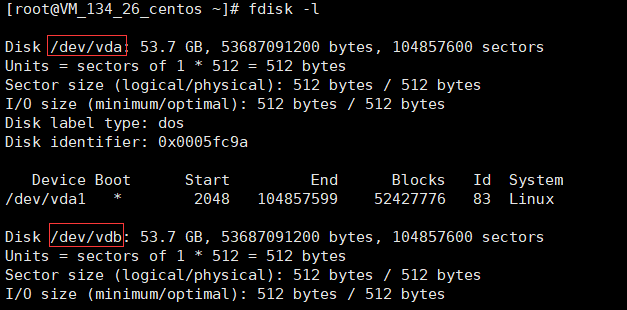 Centos7 初始化硬盘分区、挂载第1张