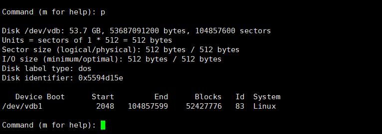 Centos7 初始化硬盘分区、挂载第8张