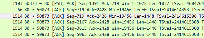 Wireshark中TCP segment of a reassembled PDU的含义第3张