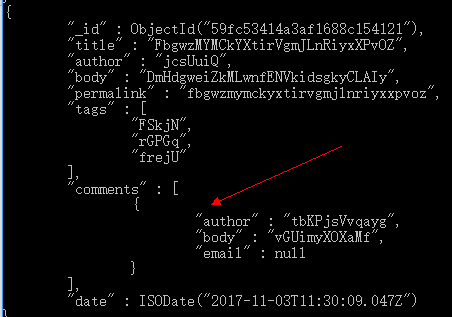 MongoDB 更新数组中的元素