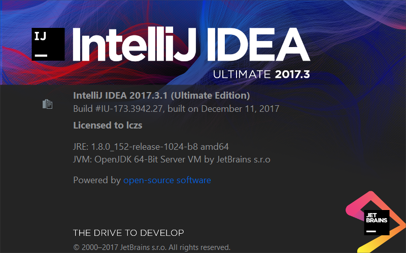 IntelliJ IDEA 2017.3 激活