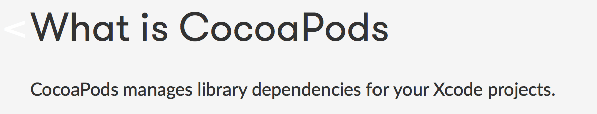 CocoaPods安装和使用201712第1张