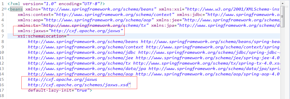 spring+cxf 开发webService(主要是记录遇到spring bean注入不进来的解决方法)第1张