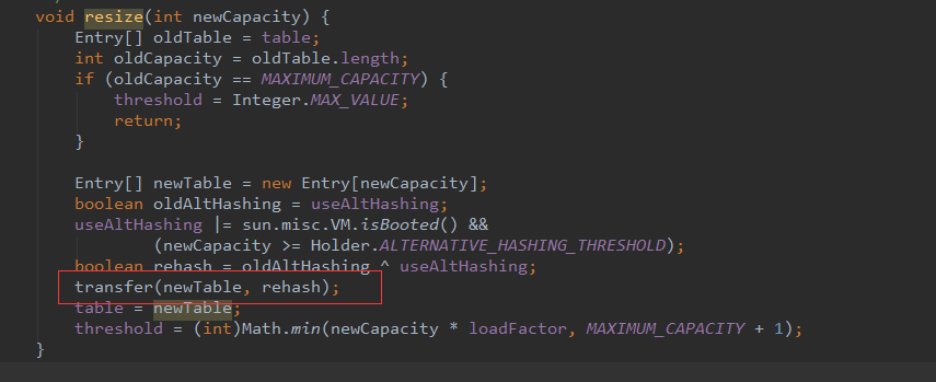 HashMap中的resize以及死链的情况_Java_02