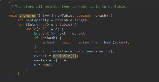 HashMap中的resize以及死链的情况_Java_03