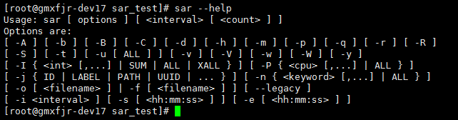 linux sar 命令详解_linux