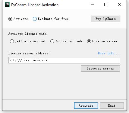 PyCharm License Activation
