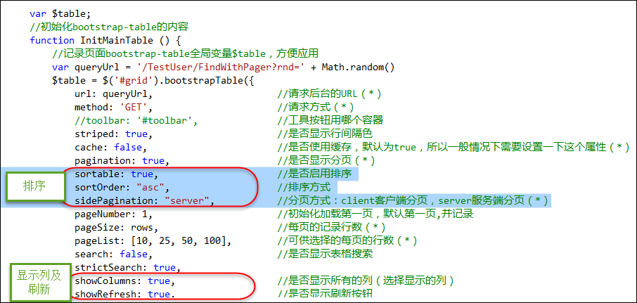 使用插件bootstrap-table实现表格记录的查询、分页、排序等处理第40张