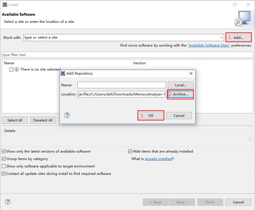 java memory monitor eclipse